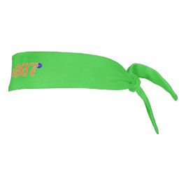 Pudge007 Logo LIME GREEN (voorzijde) Bandanna