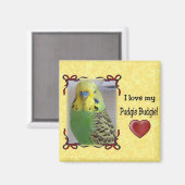 Pudgie Budgie 3 Magneet (Voorkant / Achterkant)