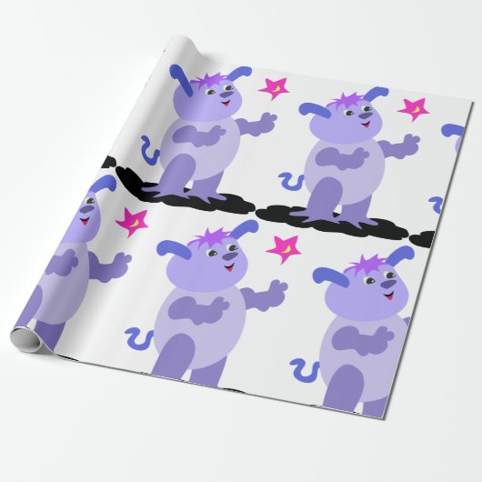 Pudgy Alien Cadeaupapier (Uitgerold)