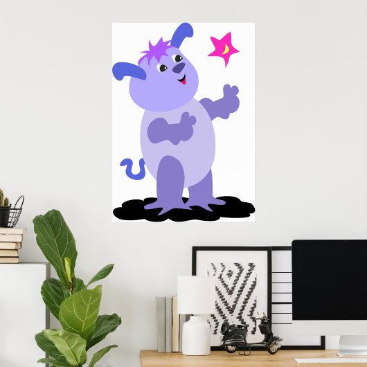 Pudgy Alien Poster (Thuiskantoor)
