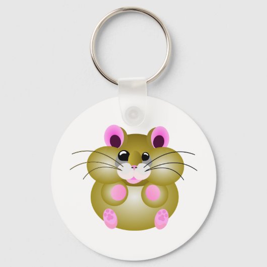 Pudgy Hamster Sleutelhanger (Voorkant)