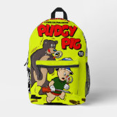 PUDGY PIG Comics Backpack Bedrukte Rugzak (Voorkant)