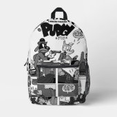 PUDGY Pig Comics Rugzak (Voorkant)