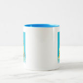 Pudles of Fun Tweekleurige Koffiemok (Center)