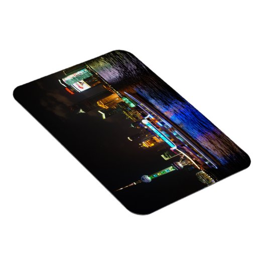 Pudong nacht skyline magneet (Rechterzijde)