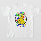Pudsey Beer Face Kinder-Funny T-shirt (Laagn)