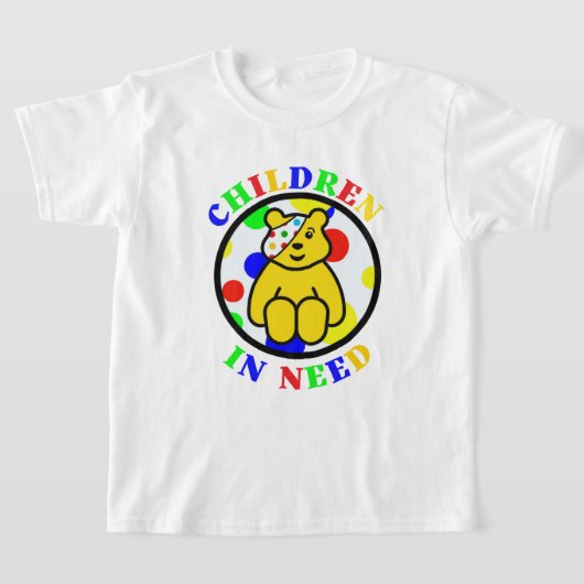 Pudsey Beer Face Kinder-Funny T-shirt (Laagn)