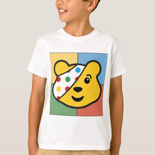 Pudsey Beer Gezicht T-shirt (Voorkant)