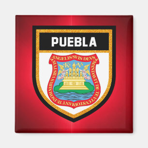 Puebla Flag Magneet