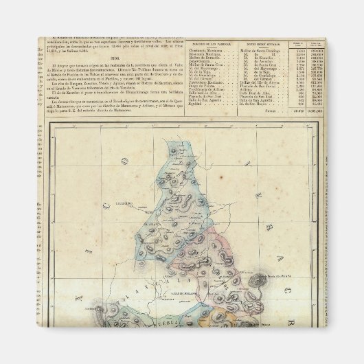 Puebla, Mexico 2 Magneet (Voorkant)