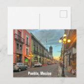 Puebla, Mexico Briefkaart (Voorkant / Achterkant)