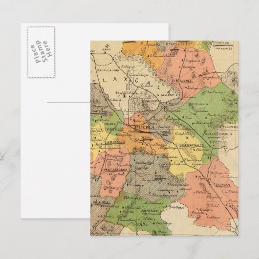 Puebla, Mexico Briefkaart (Voorkant / Achterkant)