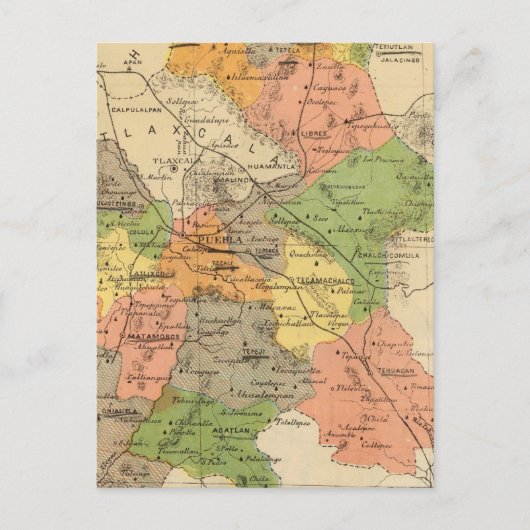 Puebla, Mexico Briefkaart (Voorkant)