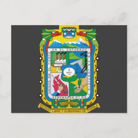 Puebla, Mexico Briefkaart (Voorkant)