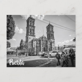 Puebla, mexico Cathedraal Briefkaart