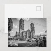 Puebla, mexico Cathedraal Briefkaart (Voorkant / Achterkant)