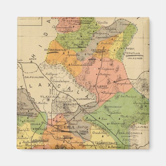 Puebla, Mexico Magneet (Voorkant)