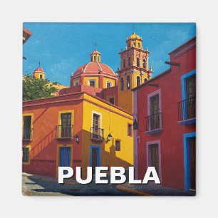 Puebla Mexico Reizen Magneet