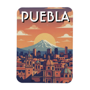 Puebla Mexico Reizen Magneet