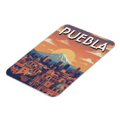 Puebla Mexico Reizen Magneet (Linkerzijde)
