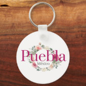 Puebla Mexico Travel Destination Bridesmaid Sleutelhanger (Voorkant)
