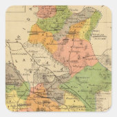 Puebla, Mexico Vierkante Sticker (Voorkant)