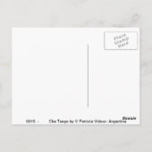 Pueblo Blanco Tango Briefkaart (Achterkant)