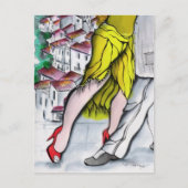 Pueblo Blanco Tango Briefkaart (Voorkant)