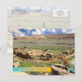 Pueblo Bonito, Chaco Canyon, New Mexico Briefkaart (Voorkant / Achterkant)