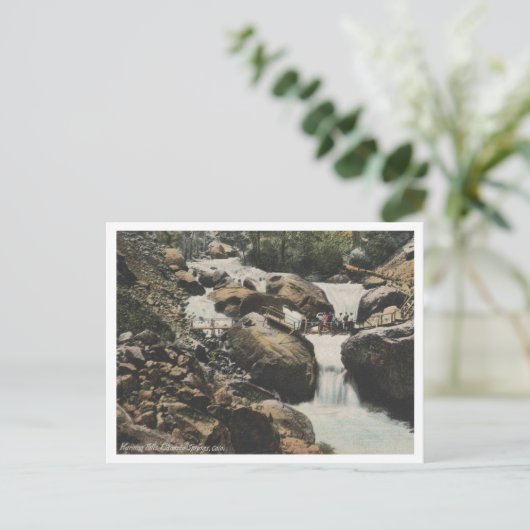 Pueblo CO, Harmon Herfsten, Eldorado Springs 1909 Briefkaart (Staand voorkant)