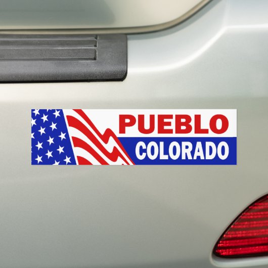 Pueblo, Colorado Bumpersticker (Op auto)