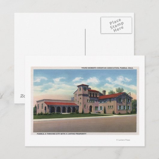 Pueblo, Colorado - Christelijke jonge vrouwen Briefkaart (Voorkant / Achterkant)