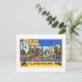 Pueblo Colorado CO  groot Briefkaart (Staand voorkant)