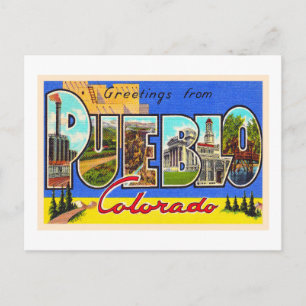 Pueblo Colorado CO  groot Briefkaart