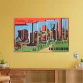Pueblo, Colorado - grote letterscènes Canvas Afdruk (Insitu (Woonkamer))