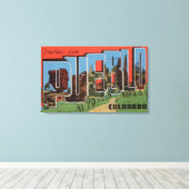 Pueblo, Colorado - grote letterscènes Canvas Afdruk (Insitu (Houten vloer))