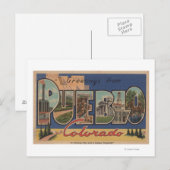 Pueblo, Colorado - Large Letter Scenes 2 Briefkaart (Voorkant / Achterkant)