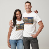 Pueblo, Colorado - Large Letter Scenes 2 T-shirt (Unisex)