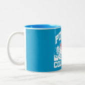 Pueblo, Colorado Tweekleurige Koffiemok (Links)