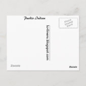 Pueblo Indian Briefkaart (Achterkant)