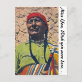 Pueblo Indian Briefkaart (Voorkant)