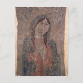 Pueblo Indian hide Painting of a Madonna, 1675 Briefkaart (Voorkant)