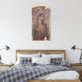 Pueblo Indian hide Painting of a Madonna, 1675 Canvas Afdruk (Insitu (Slaapkamer))