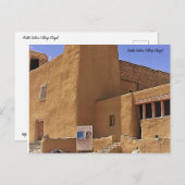 Pueblo Indian Village Chapel Briefkaart (Voorkant / Achterkant)