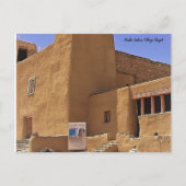 Pueblo Indian Village Chapel Briefkaart (Voorkant)