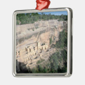 Pueblo Indische cliff-woningen Metalen Ornament (Links)