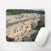 Pueblo Indische cliff-woningen Muismat (Met muis)