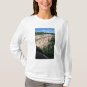 Pueblo Indische cliff-woningen T-shirt (Voorkant)
