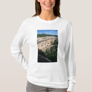 Pueblo Indische cliff-woningen T-shirt