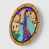 Pueblo Native American Southwest Design Grote Klok (Hoek)